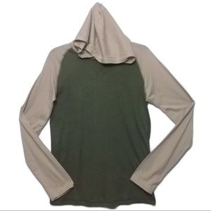 MTL Apparel Men's Gray Beige Tee Hoodie